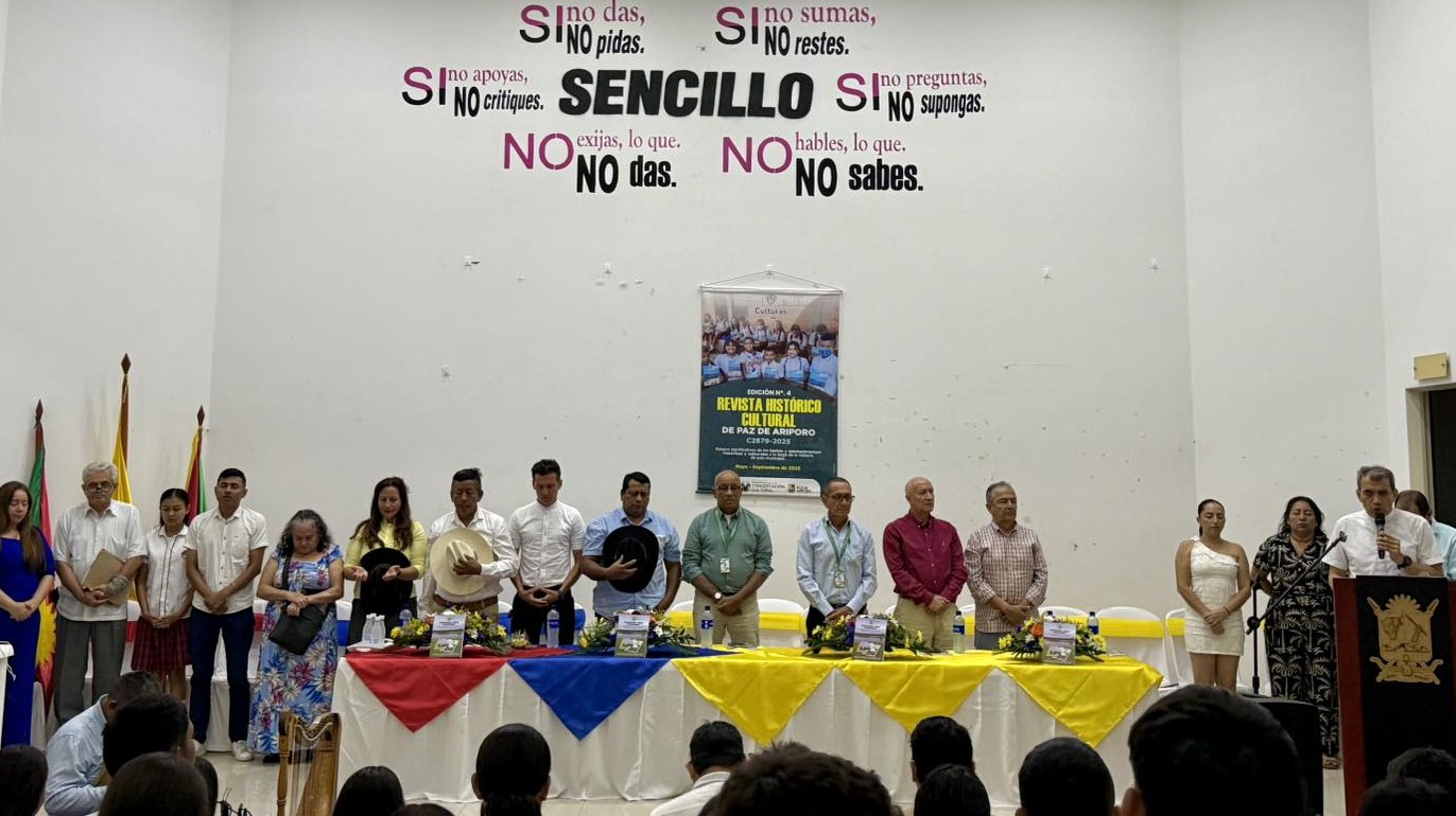 imagen de Lanzamiento de la IV Versión de la Revista Histórico Cultural de Paz de Ariporo